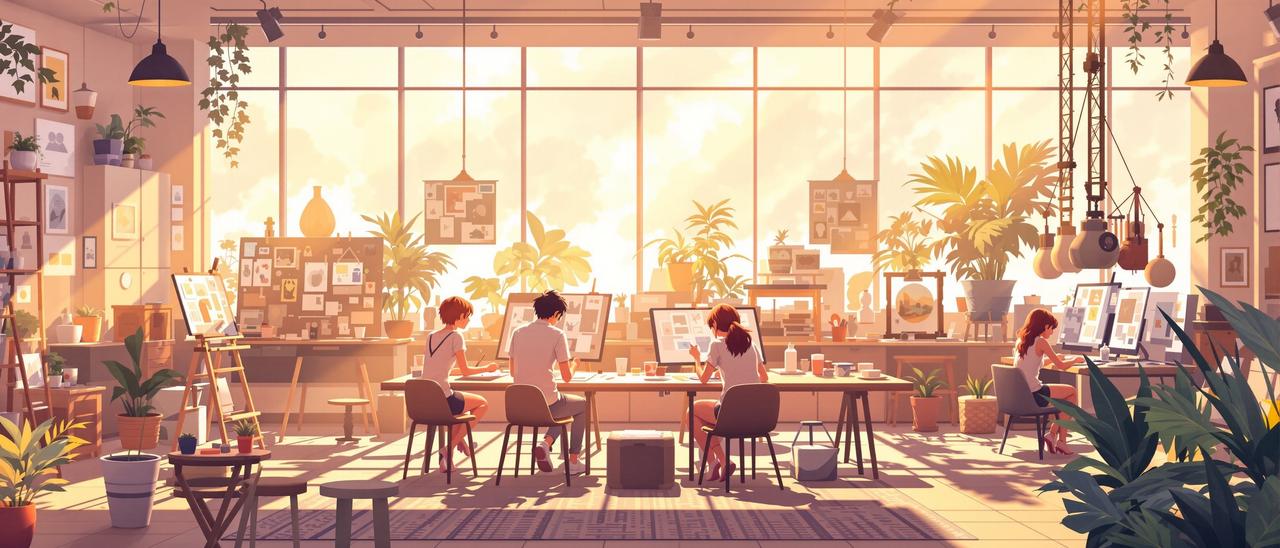 最新短剧网品牌故事 - 创意工作室场景